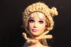 Barbie - other Fashion Dolls - Vintage Carmel Crocheted Hat  - Baby Dolls