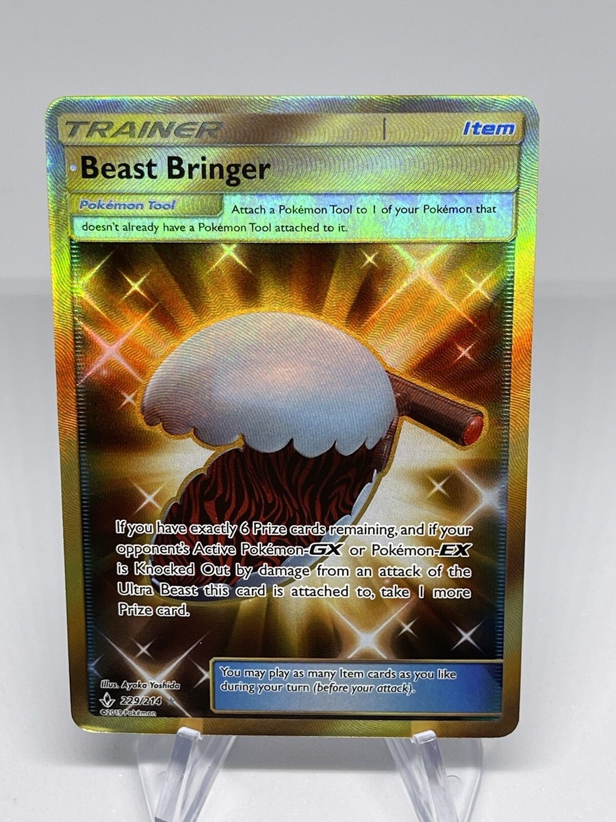 Beast Bringer 229/214 Gold Secret Rare Pokmon TCG NM/M
