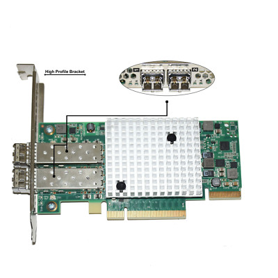 SolarFlare SFN7022F 10Gbps Dual-Port SFP+ PCIe 3.0 x8 Network Adapter