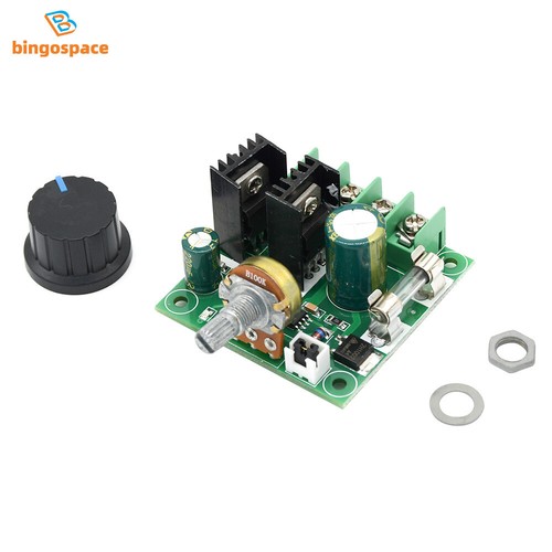 12V-40V 10A PWM DC Motor Speed Controller with Knob Adjustable Speed Regulator - Picture 3 of 9
