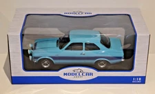 Model Car Group 1/18 1973 FORD ESCORT RS2000 MkI - OLYMPIC BLUE - MCG18386