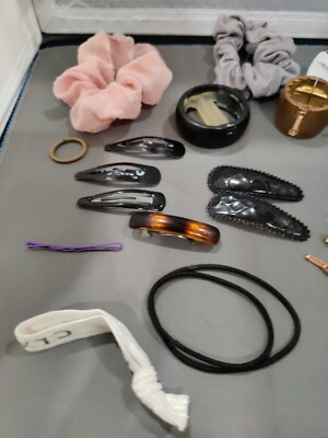 Hair Craft and Accessories Lot Bundle LOT/BUNDLE of 15 hair accessories/bows | eBay main image 4