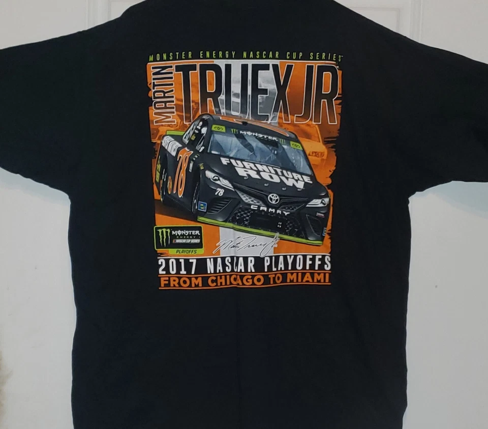 2017 MONSTER ENERGY CUP SERIES MARTIN TRUEX JR. FURNITURE ROW #78 PLAYOFF SHIRT - Image 3 of 4