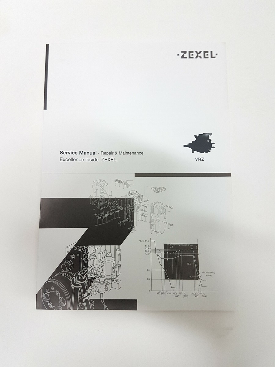 Zexel Service Manual - Repair & Maintenance for VRZ Fuel Injection