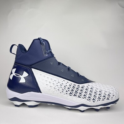 Under Armour Mens Hammer MC Navy Blue White Football Cleats  display picture 1