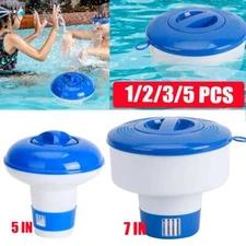 Swimming Pool 5/7in Floating Chemical Dispenser Floater 1"-3" Chlorine Tabs new