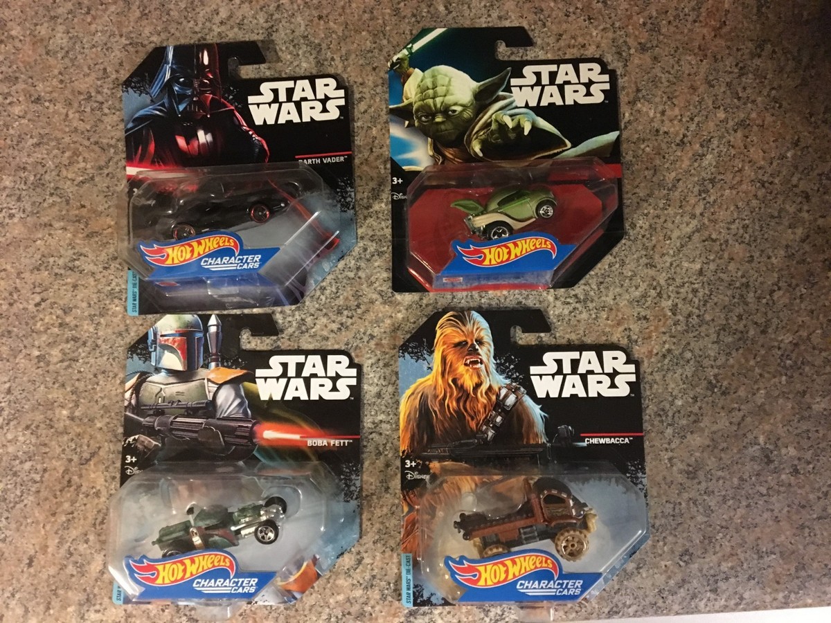 4) Star Wars Hot Wheels Character Cars
