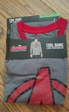 Men's SZ M 32/34 Avengers Cool Johns LS Shirt NEW 