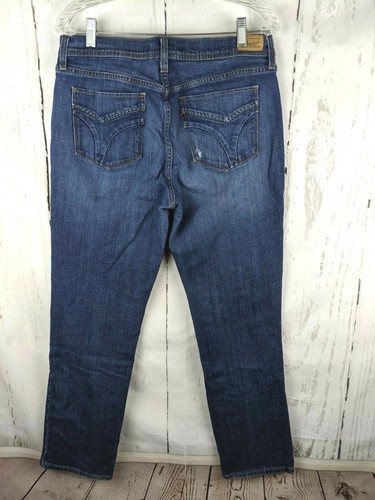 Levi's Levi Strauss 505 Damenjeans gerades Bein 12 M Used-Look Medium Wash - Bild 4 von 7
