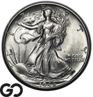 1946-S Walking Liberty Half Dollar, Frosty Choice BU+