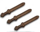 PLAYMOBIL x3 GLADIUS BRONZE LEGIONARY SPARTAN ROMANS GREEK ROMAN SWORDS