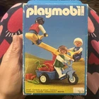 Vintage 1990 Playmobil 3308 See-saw Children Playing w/ Tricycle NEW NIB