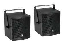 Kleines 6,5"-Satellitenlautsprecher Paar mit Halterung passend zum MOLLY-12A Sub