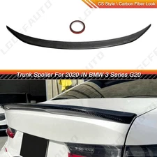FOR 2019-25 BMW G20 330i G80 M PERFORMENCE STYLE ABS CARBON FIBER TRUNK SPOILER