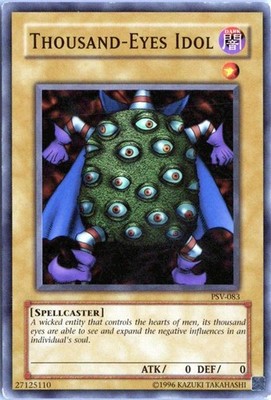 Thousand-Eyes Idol Unlimited PSV-083 Pharaoh's Servant YuGiOh NM