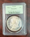 1882-O PCGS MS 62 DMPL OGH MORGAN SILVER DOLLAR OLD GREEN HOLDER