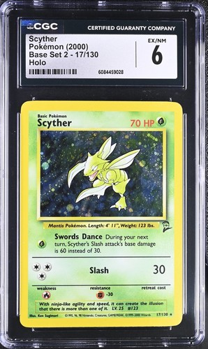 Scyther graded CGC 6 for sale on eBay