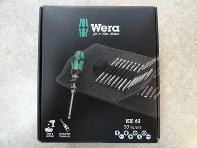 Wera Kraftform Kompakt 62 Screwdriver Set KK 62 33pcs