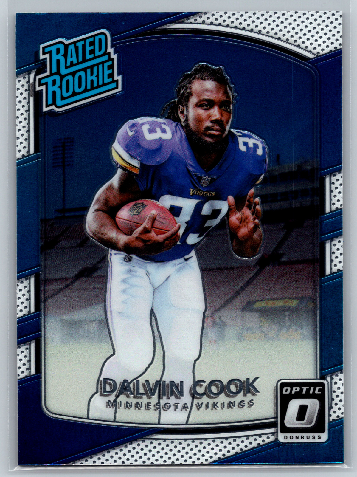 Dalvin Cook 2017 Panini Donruss Optic Rated Rookie #183 Minnesota Vikings