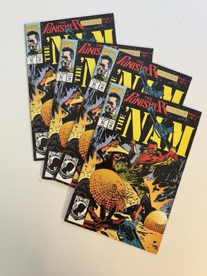 The NAM #67 Part 1 - MARVEL COMICS 1992 - Lot of 4 - Punisher Invades Nam