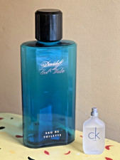 RIESEN FACTICE PARFUM DISPLAY FLAKON BLAUES GLAS Davidoff Cool Water