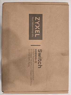 ZyXEL XGS1010-12 12-Port Unmanaged Switch with 2-Port 2.5G & 2-Port 10G SFP+