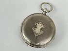 Antique Silver Swiss Made Full Hunter Pocket Watch, 800 Silver - c.1900 - 47mm