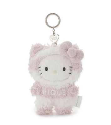 gelato pique Fluffy Hello Kitty Plush Charm Pink Sanrio House