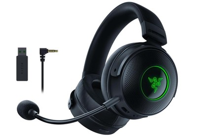 Razer Kraken V3 Pro Ear-Cup Headsets - Black (RZ04-03460100-R3U1)