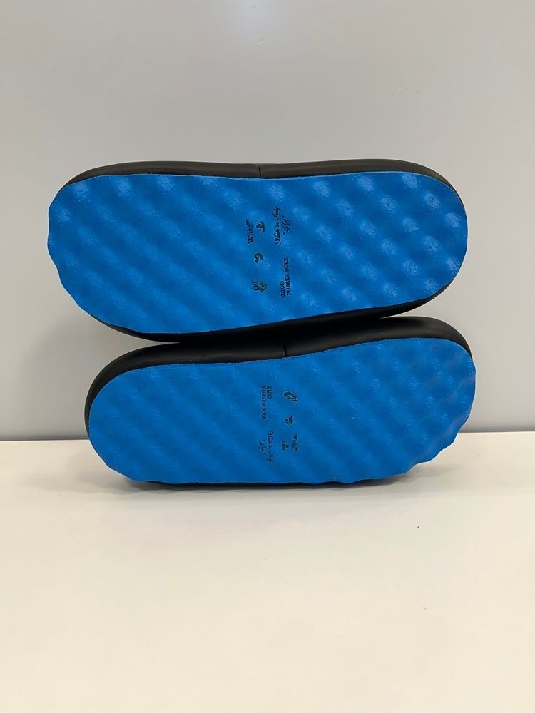 Off-White Meteor Padded Leather Slides Black Men's Shoes EU42 New From Japan thumbnail 7