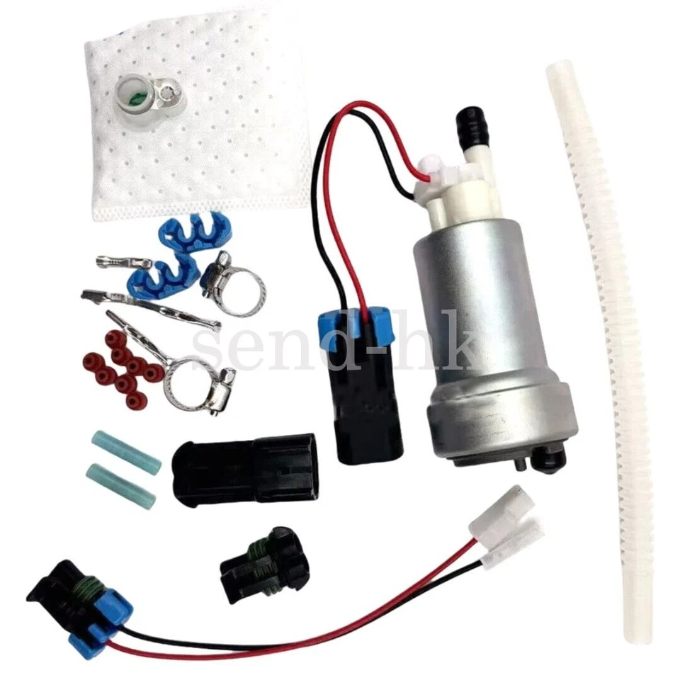 Nueva bomba de combustible de alta presión WALBRO 450LPH + kit de instalación QFS E85 F90000274 Foto 3 de 4