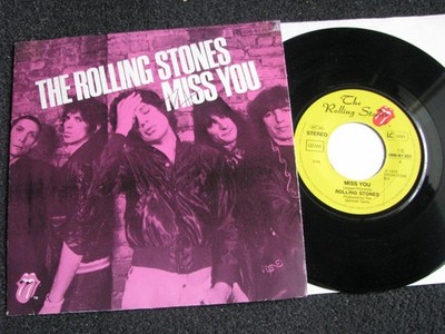 The Rolling Stones-Miss you 7'' Vinyl-1978 Germany-EMI Records-1C 006 61 201-MINT