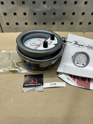 #ad Dwyer 3000MR Photohelic Pressure Gauge 24VDC 0 2Inch 25 PSIG MAX 4” NIB $400.00