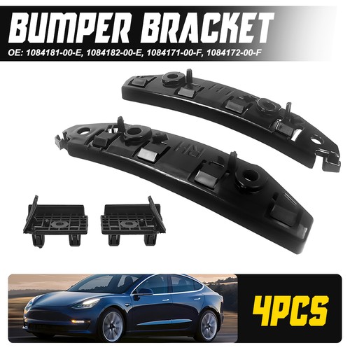 OEM para Tesla Modelo 3 2017-2020 Sedán Par Soporte de parachoques delantero Guardabarros Retenedor - Imagen 14 de 18