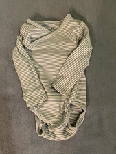 H&M Unisex Baby Wickelbody Langarm Gr. 74 bla...