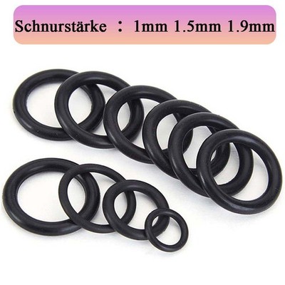 Schwarz O-Ringe Dichtringe Dichtungsringe Metrisches NBR Nitrilkautschuk Oring