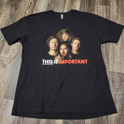 #ad #ad NWOT This is Important Podcast Tour Merch Black Shirt Size XXL Workaholics $15.73