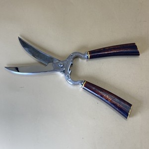 Vintage Bone Shears Poultry Solinger REGENT Scissors Sharp Forged Made in Italy