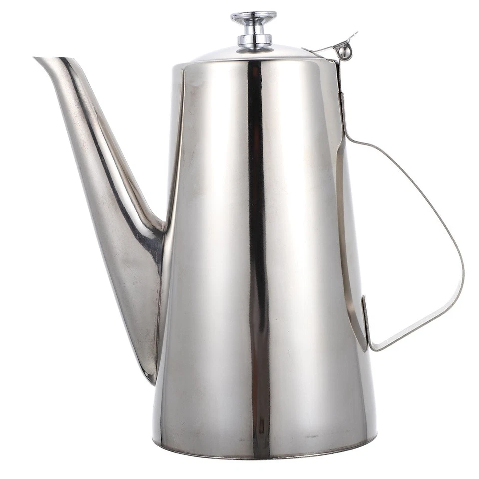  Edelstahl Flüssigkeitsbehälter Ölspender Metall Dosierflasche