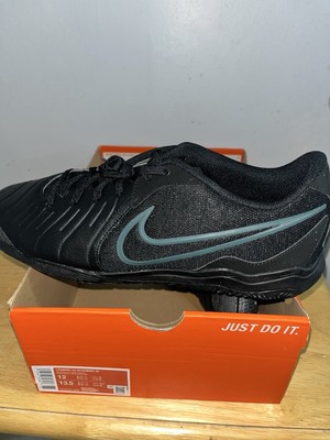 Sz 12 Nike Tiempo Legend 10 Academy IC Black Men Indoor Soccer Shoe