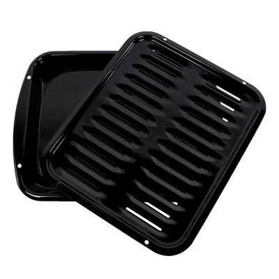 Certified Appliance Accessories SPL50016 Large 2-Piece Broiler Pan & Grill Set P