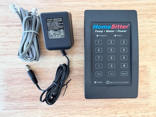 HomeSitter Temperature Water Power Alarm Auto Phone Dialer HS-700 w/ Power & Cor