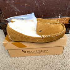 Koolaburra by UGG Lezly Women s Suede Lined Slip On Moccasin Slipper 7