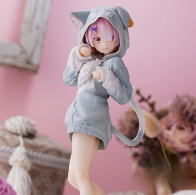 Re:Zero Figur Rem & Emilia 18cm   Anime PVC Statue Modell Sammlung Kawaii
