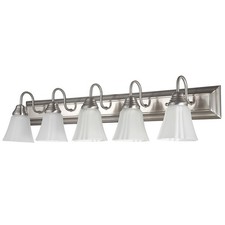 Miseno ML14295 5 Light 36"W Vanity Light - Nickel