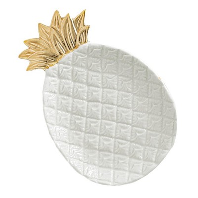 1pc Nordic Style Trinket Tablett Keramik Ananas -geformtes Speicherschale