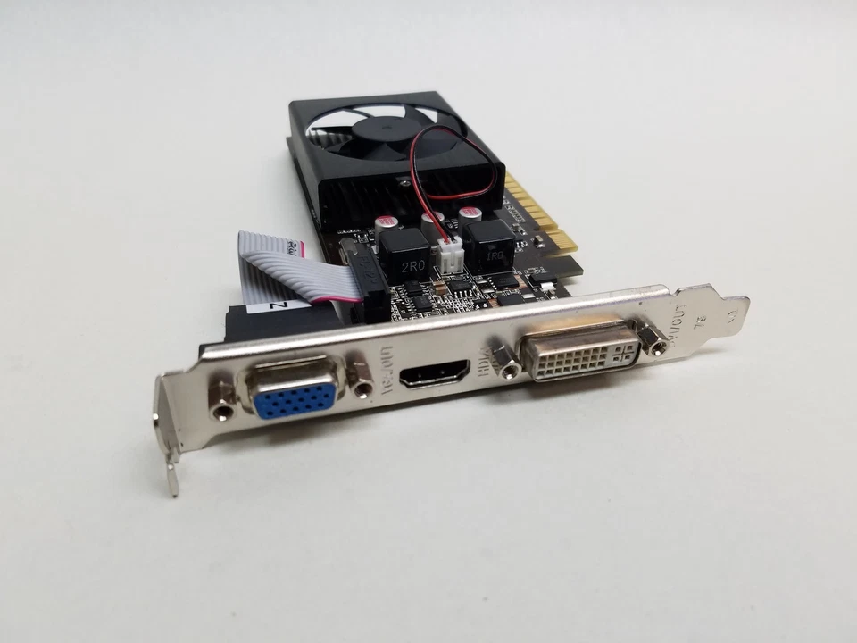 Lot of 2 PNY Nvidia GeForce GT 610 1 GB DDR3 PCI Express x16 Video Card - Image 2 of 3