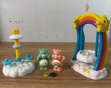 Care Bears Care-a-lot Swing Carousel 2004 with Two Care Bears -GDJ-192