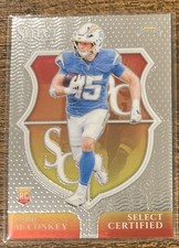 2024 Select Panini Select Certified Rookies Ladd McConkey #16 (RC) Chargers