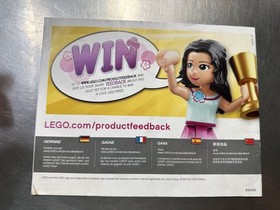 2016 LEGO Friends 41118 Manual Booklet Used Condition